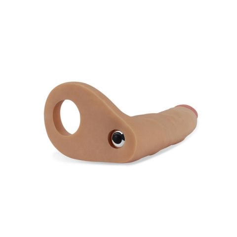 Strap-on gumowy sex analny żylasty trzon 18 cm Strap-on gumowy sex analny żylasty trzon 18 cm