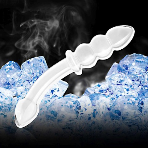 Szklane analne dildo przezroczyste zabawka analna Szklane analne dildo przezroczyste zabawka analna
