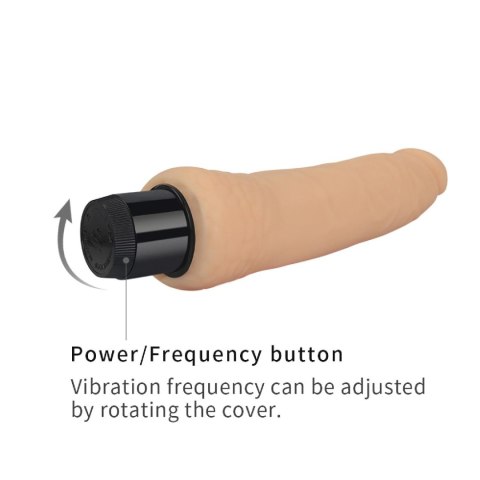 Wibrator realistyczny penis z wibracjami 20 cm Wibrator realistyczny penis z wibracjami 20 cm