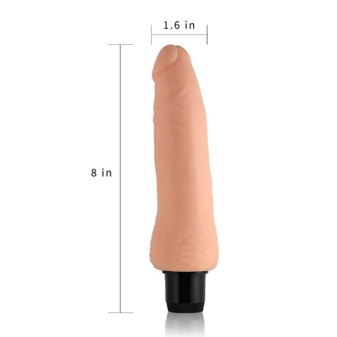 Wibrator realistyczny penis z wibracjami 20 cm Wibrator realistyczny penis z wibracjami 20 cm
