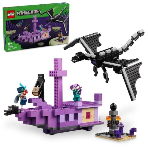 LEGO(R) MINECRAFT 21264 Smok kresu i statek kresu LEGO(R) MINECRAFT 21264 Smok kresu i statek kresu