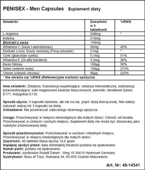 Tabletki powiększające penisa erekcję potencję 40 Tabletki powiększające penisa erekcję potencję 40