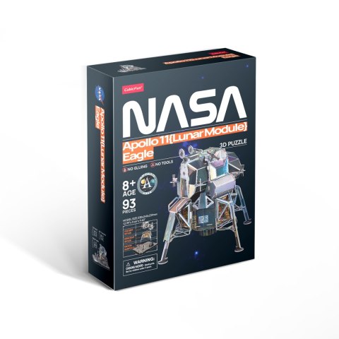 CUBIC FUN PUZZLE 3D MODUŁ KSIĘŻYCOWY APOLLO 11 CUBIC FUN PUZZLE 3D MODUŁ KSIĘŻYCOWY APOLLO 11