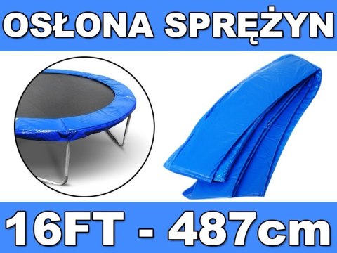 Kołnierz ochronny na sprężyny SkyRamiz Niebieski do trampoliny ogrodowej 487cm/16FT Kołnierz ochronny na sprężyny SkyRamiz Niebieski do trampoliny ogrodowej 487cm/16FT