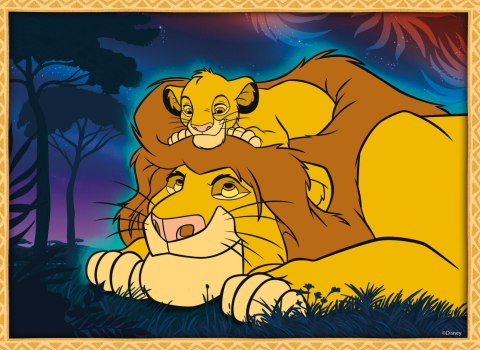 LISCIANI DISNEY PUZZLE MAXIFLOOR 4 X 48 KRÓL LEW