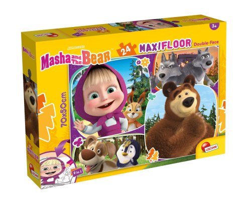 LISCIANI PUZZLE MASZA I NIEDŹWIEDŹ DF MAXIFLOOR 24 LISCIANI PUZZLE MASZA I NIEDŹWIEDŹ DF MAXIFLOOR 24