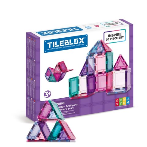 TILEBLOX ZESTAW PASTELOWY 20 EL. TILEBLOX ZESTAW PASTELOWY 20 EL.