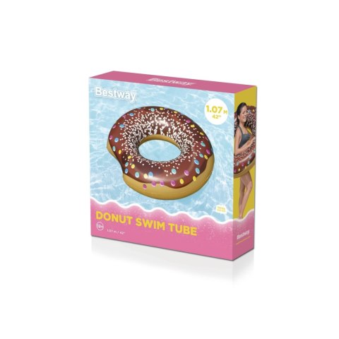 Duże kółko do pływania dla dzieci Donut BESTWAY 107cm Winyl Duże kółko do pływania dla dzieci Donut BESTWAY 107cm Winyl