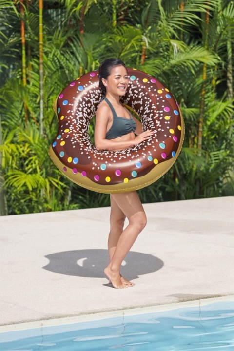 Duże kółko do pływania dla dzieci Donut BESTWAY 107cm Winyl Duże kółko do pływania dla dzieci Donut BESTWAY 107cm Winyl