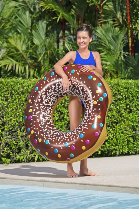 Duże kółko do pływania dla dzieci Donut BESTWAY 107cm Winyl Duże kółko do pływania dla dzieci Donut BESTWAY 107cm Winyl