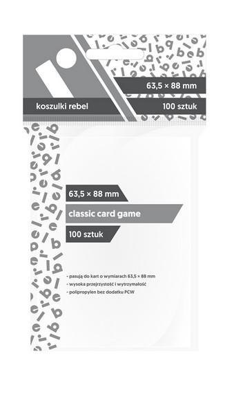 Koszulki CCG 63,5x88 (100szt) REBEL Koszulki CCG 63,5x88 (100szt) REBEL
