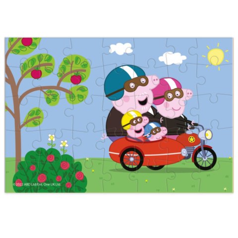 PUZZLE MINI ŚWINKA PEPPA 35 ELEMENTÓW DO UŁOŻENIA DLA NAJMŁODSZYCH DZIECI PUZZLE MINI ŚWINKA PEPPA 35 ELEMENTÓW DO UŁOŻENIA DLA NAJMŁODSZYCH DZIECI