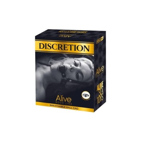 Alive Knebel do Ust Discretion Black Ball Gag Alive Knebel do Ust Discretion Black Ball Gag