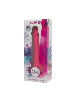 Alive Silikonowe Dildo 18 cm Adam S /w Silexpan Pink