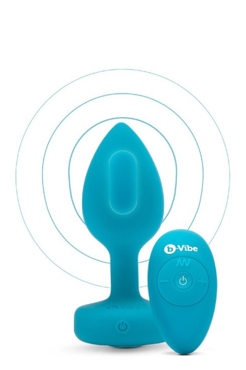 B-VIBE VIBRATING JEWEL PLUG S/M TEAL B-VIBE VIBRATING JEWEL PLUG S/M TEAL
