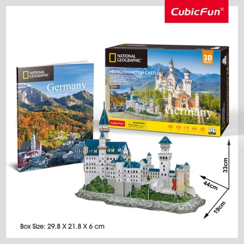 CUBIC FUN PUZZLE 3D NATIONAL GEOGRAPHIC ZAMEK NEUSCHWANSTEIN - DS0990H CUBIC FUN PUZZLE 3D NATIONAL GEOGRAPHIC ZAMEK NEUSCHWANSTEIN - DS0990H