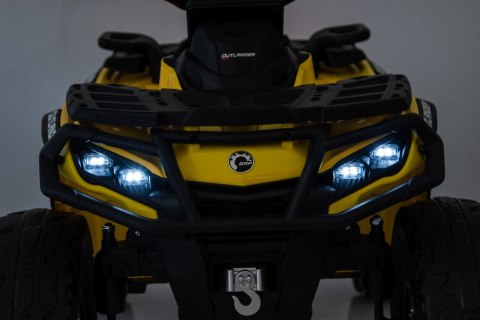 Quad Can Am Outlander ATV z Pilotem Żółty