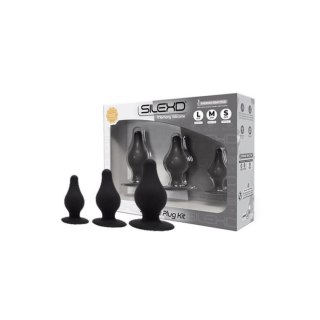Silexd Silicone Korki Analne Plug Kit (Model 2: S, M & L)