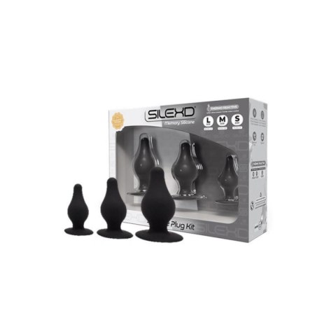 Silexd Silicone Korki Analne Plug Kit (Model 2: S, M & L) Silexd Silicone Korki Analne Plug Kit (Model 2: S, M & L)