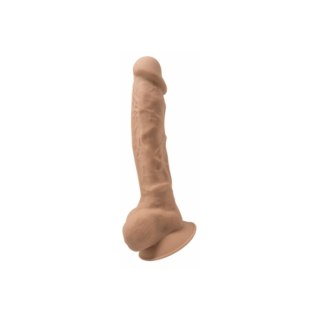 Silexd Silikonowe Dildo Model 1 23,7 cm Carmel