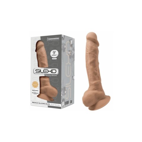 Silexd Silikonowe Dildo Model 1 23,7 cm Carmel Silexd Silikonowe Dildo Model 1 23,7 cm Carmel