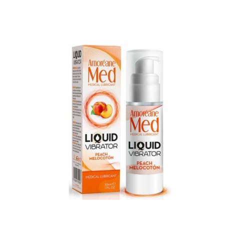 Amoreane Lubrykant Liquid Vibrator Peach 30ml Amoreane Lubrykant Liquid Vibrator Peach 30ml