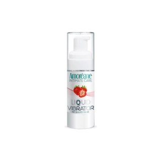 Amoreane Lubrykant Liquid Vibrator Strawberry 30ml