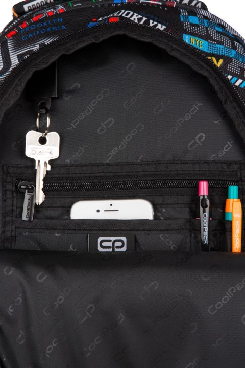 COOLPACK - JIMMY LED - PLECAK MŁODZIEŻOWY - BIG CITY