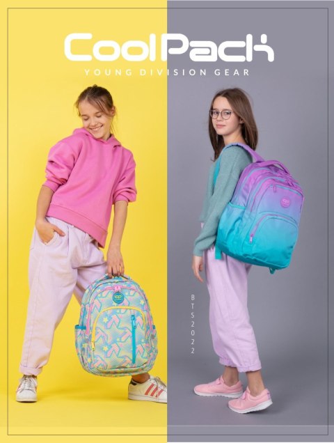 PIÓRNIK SZKOLNY COOLPACK 2-KOMOROWY Z WYPOSAŻENIEM