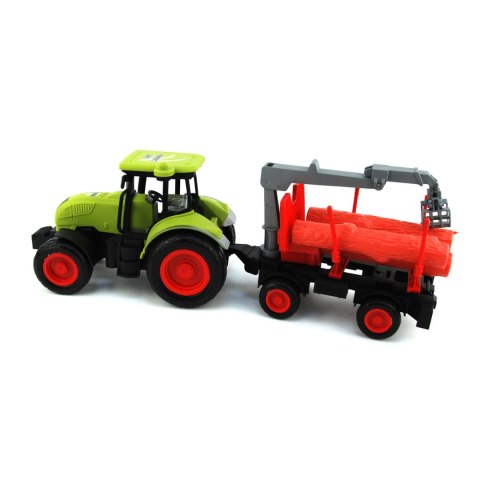 TRAKTOR Z PRZYCZEPĄ POD KLOSZEM TRAKTOR Z PRZYCZEPĄ POD KLOSZEM