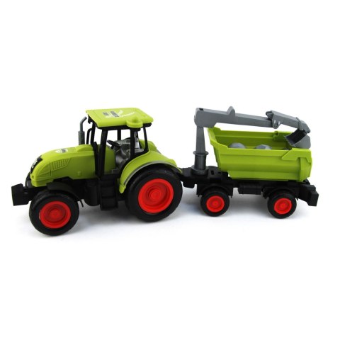 TRAKTOR Z PRZYCZEPĄ POD KLOSZEM TRAKTOR Z PRZYCZEPĄ POD KLOSZEM
