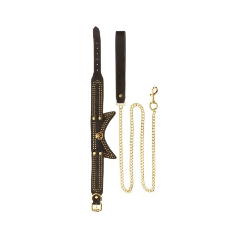 Taboom obróżka ze smyczą Vogue Studded Collar and Leash