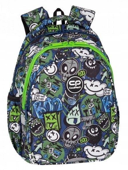 COOLPACK - JERRY - PLECAK MŁODZIEŻOWY - MONSTER TEAM COOLPACK - JERRY - PLECAK MŁODZIEŻOWY - MONSTER TEAM