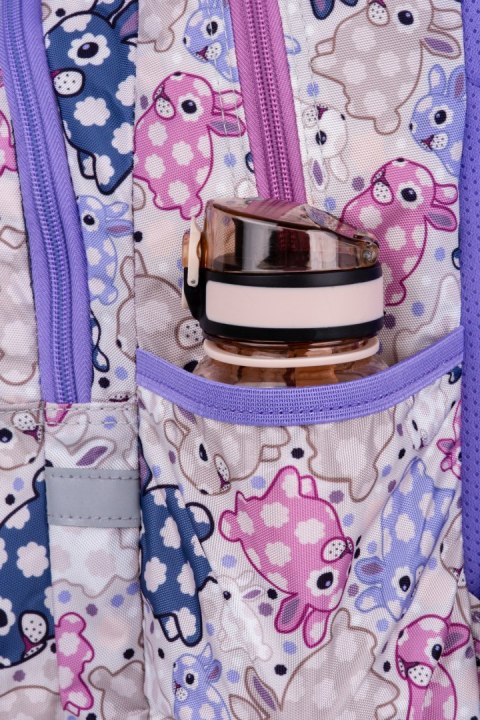COOLPACK - JERRY - PLECAK MŁODZIEŻOWY - WHITE BUNNY