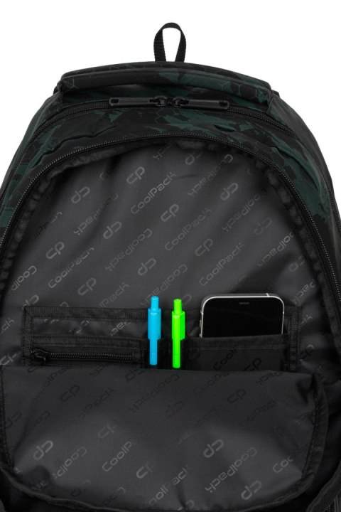 COOLPACK - PICK - PLECAK MŁODZIEŻOWY - TRACE TECHNIC GREEN