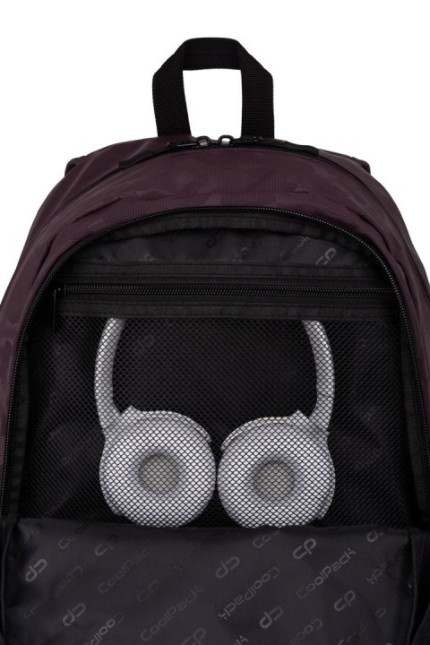 COOLPACK - TROOPER - PLECAK MŁODZIEŻOWY - BURGUNDY