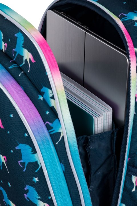 COOLPACK - TURTLE - PLECAK MŁODZIEŻOWY - BLUE UNICORN