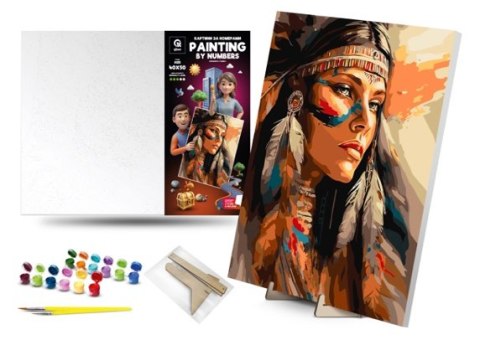 QB900-041 Set for painting by numbers "Warrior Tuz QB900-041 Set for painting by numbers "Warrior Tuz