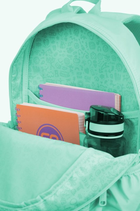 COOLPACK - PASTEL RIDER - PLECAK MŁODZIEŻOWY - PASTEL / POWDER MINT COOLPACK - PASTEL RIDER - PLECAK MŁODZIEŻOWY - PASTEL / POWDER MINT