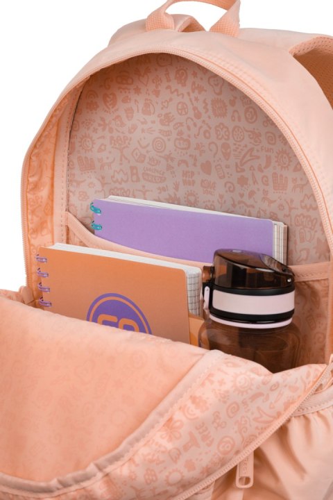 COOLPACK - PASTEL RIDER - PLECAK MŁODZIEŻOWY - PASTEL / POWDER PEACH COOLPACK - PASTEL RIDER - PLECAK MŁODZIEŻOWY - PASTEL / POWDER PEACH