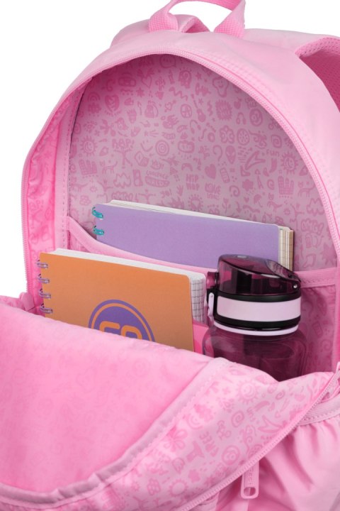 COOLPACK - PASTEL RIDER - PLECAK MŁODZIEŻOWY - PASTEL / POWDER PINK COOLPACK - PASTEL RIDER - PLECAK MŁODZIEŻOWY - PASTEL / POWDER PINK