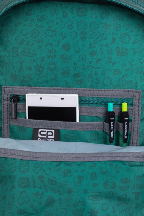 COOLPACK - RIDER - PLECAK MŁODZIEŻOWY - GREEN COOLPACK - RIDER - PLECAK MŁODZIEŻOWY - GREEN