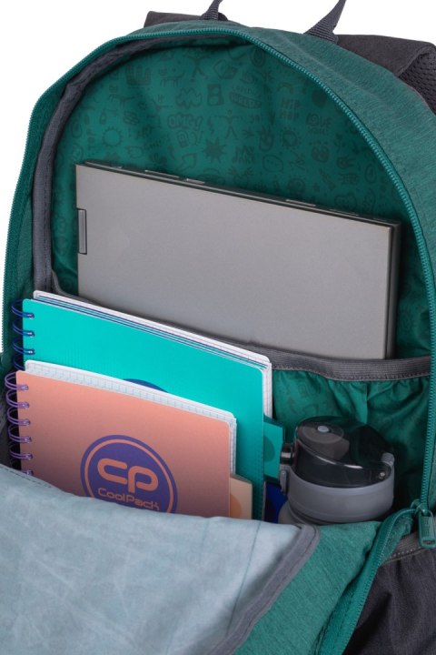 COOLPACK - RIDER - PLECAK MŁODZIEŻOWY - GREEN COOLPACK - RIDER - PLECAK MŁODZIEŻOWY - GREEN