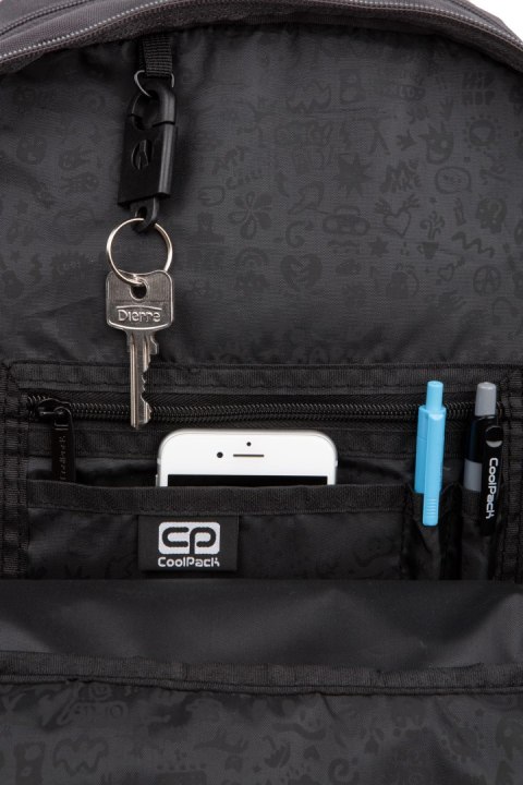 COOLPACK - RIDER - PLECAK MŁODZIEŻOWY - RPET GREY COOLPACK - RIDER - PLECAK MŁODZIEŻOWY - RPET GREY