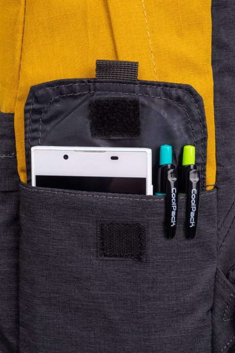 COOLPACK - SONIC - PLECAK MŁODZIEŻOWY - MUSTARD COOLPACK - SONIC - PLECAK MŁODZIEŻOWY - MUSTARD