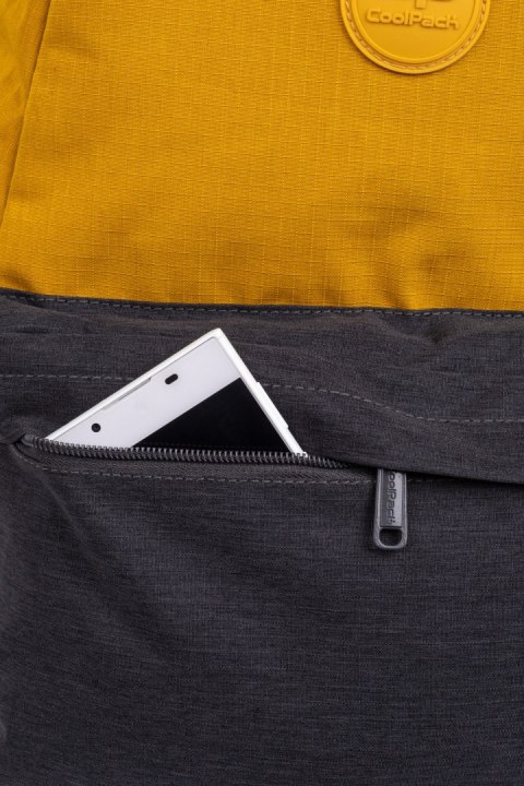 COOLPACK - SONIC - PLECAK MŁODZIEŻOWY - MUSTARD COOLPACK - SONIC - PLECAK MŁODZIEŻOWY - MUSTARD