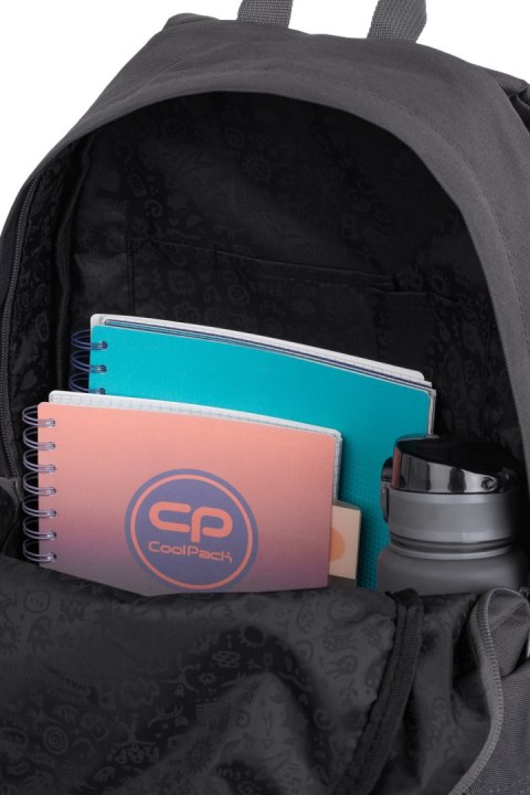 COOLPACK - SONIC - PLECAK MŁODZIEŻOWY - RPET GREY COOLPACK - SONIC - PLECAK MŁODZIEŻOWY - RPET GREY
