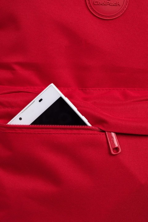 COOLPACK - SONIC - PLECAK MŁODZIEŻOWY - RPET RED COOLPACK - SONIC - PLECAK MŁODZIEŻOWY - RPET RED