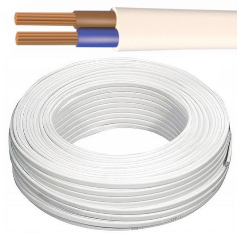 PRZEWÓD KABEL LINKA OMYp H03VVH2F 2X0,5 CZARNY 100 PRZEWÓD KABEL LINKA OMYp H03VVH2F 2X0,5 CZARNY 100