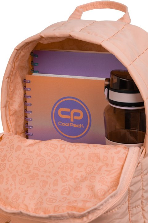 COOLPACK - ABBY - PLECAK MŁODZIEŻOWY - PASTEL / POWDER PEACH COOLPACK - ABBY - PLECAK MŁODZIEŻOWY - PASTEL / POWDER PEACH